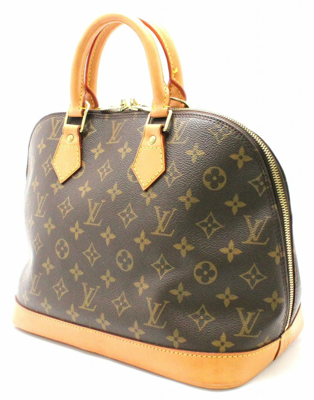 Louis Vuitton Monogram Alma Handbag Brown